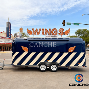 Remorque de café sur mesure remorque de concession de foodtruck Offre Spéciale/camions de nourriture mobiles/remorque de café de haute qualité - Product Image 5