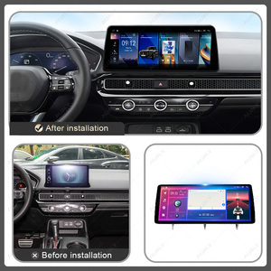 Aijia Factory Android Car Stereo Radio12.3in 10.25in para <span class=keywords><strong>Honda</strong></span> <span class=keywords><strong>2008</strong></span>-2011 <span class=keywords><strong>CIVIC</strong></span> Frame Kit Cable Canbus Box Design Auto Radio Dash - Product Image 4