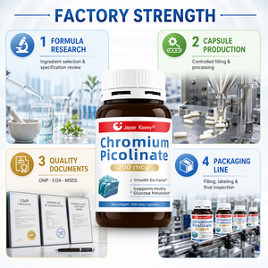 Suplemento de Picolinato de Cromo Shecome en Cápsulas, 200mcg, Mejora el Metabolismo, Venta Caliente - Product Image 6