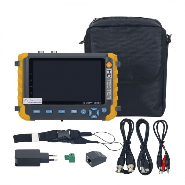 JSK-5800ACT-VH 5"  CCTV Tester Security Camera Tester for 5MP TVI 5MP AHD 4MP CVI