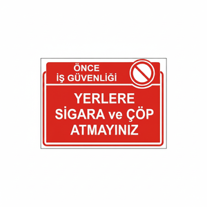 PVC <b>Vinyl</b> Sticker for Home Decoration for Outdoor Use-Do Not Litter or Throw Cigarette Butts on the Ground - Product Image 2