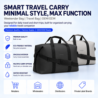 Sac de voyage de luxe personnalisé avec logo OEM d'usine, léger et durable, idéal pour les escapades courtes, vente en gros