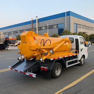 Petit camion d'aspiration des eaux usées, 2 mètres cubes, camion d'aspiration des eaux usées, camion d'aspiration des fosses septiques - Product Image 4