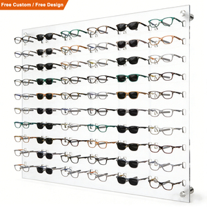 Espositore Personalizzato in Acrilico per Occhiali da Sole, Organizzatore da Parete per Negozi di Ottica - Product Image 1
