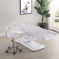 Table de Massage Professionnelle Moderne pour Soins Esthétiques, Électrique, 3 Moteurs, Réglable, pour Usage en Salon, en PU