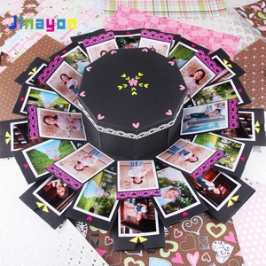 Jinayon neuf-forme personnalisé Surprise bricolage Album Photo romantique Explosion boîte pour anniversaire/noël/saint valentin - Product Image 3