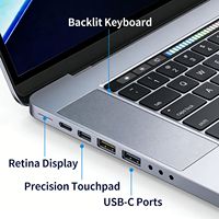 Portátil de 15.6 pulgadas, nuevo, de fábrica OEM, Ryzen 7 8845hs, compatible con Windows 10, ordenador portátil personalizado con SSD, delgado, para estudiantes/negocios.