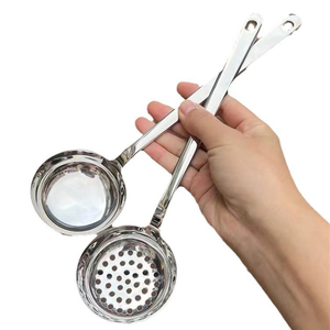 Chất lượng cao thép không gỉ phục vụ muỗng Flatware Set cho hộ gia đình và khách sạn muỗng lớn cho thực phẩm phục vụ - Product Image 6