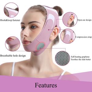 <span class=keywords><strong>Sangle</strong></span> <span class=keywords><strong>de</strong></span> lifting réglable pour le menton, masque <span class=keywords><strong>de</strong></span> compression amincissant pour le visage avec coussinets en graphène - Product Image 3