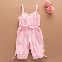Vêtements pour bébés en gros, combinaison pour bébé de haute qualité, 100% coton, barboteuse unie pour bébé fille pour l'été