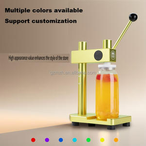 ماكينة مانعة للإغلاق اليدوي بطراز جديد لزجاجات الحيوانات الأليفة ، عبوات الحليب والشاي والصودا والمياه ، سدادة للتعبئة - Product Image 2