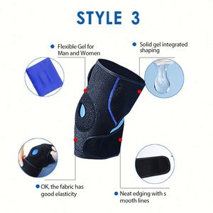 Genouillères de compression réutilisables et flexibles pour le soulagement de la douleur, idéales pour les voyages - Product Image 4