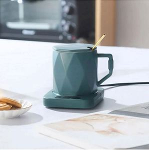 Chauffe-tasse électrique USB en acier inoxydable, écologique, pour café, avec tapis chauffant à température constante pour la maison - Product Image 6
