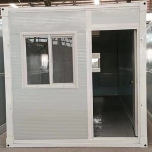 20ft 40ft Gấp Thép Trailer prefab nhà văn phòng vận chuyển container nhà mở rộng giặt cửa hàng ăn uống ngoài trời kiosk sử dụng - Product Image 5