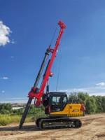 Marque chinoise de premier plan YCR65E, profondeur 15m, 27m max. Tête de forage rotative pour une profondeur de forage de 1200 mm à vendre