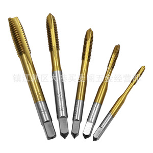 ชุดดอกต๊าปเกลียวขวา M3 M4 M5 M6 M8 เคลือบไทเทเนียม เหล็กกล้าความเร็วสูง - Product Image 3