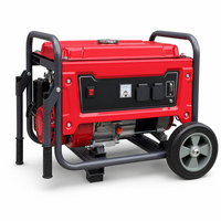 Générateur à essence 230V 50Hz 2kW 2.5kW 3kW, moteur 4 temps OHV refroidi par air, réservoir 15L, AVR 12V DC pour maison, atelier, ferme, camping