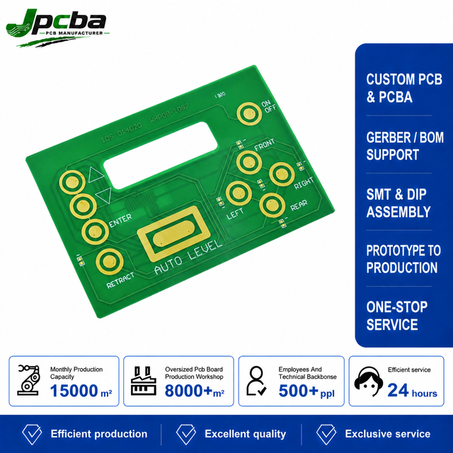 Custom FR-4 FR-1 CEM1 Single Sided PCB Multilayer PCB Manufacturer PCB Factory Direct Sale