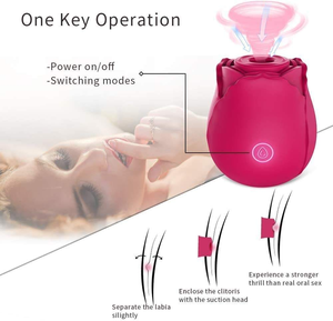 Giocattolo Sessuale per Adulti 18+, Stimolatore Clitorideo, Vibratore Punto G, Vibratore a Rosa con Funzione di Suzione per Donne - Product Image 5