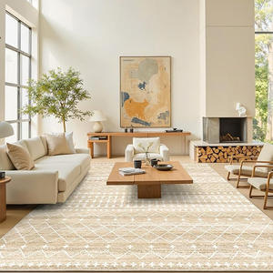 Alfombra de Salón para el Hogar, de Gran Tamaño, de Cachemira Persa, Geométrica Abstracta, Resistente a la Suciedad, Antideslizante, para el Dormitorio - Product Image 6