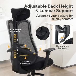 Wholesale Ergonomic Executive Mesh Comfortable Lift Back Support Home Office Computer Manufacturing Desks <b>Tables</b> Office Chair - Product Image 5