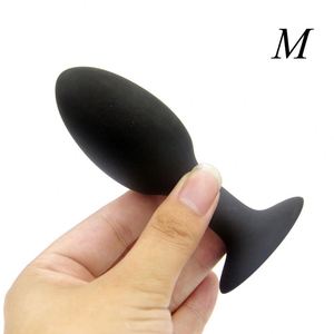 ของเล่นAnalขนาดใหญ่Anal Plugโลหะลูกปัดใส่ซิลิโคนก้นAnal PlugขยายทวารหนักBackyard Sexผลิตภัณฑ์S/M/<span class=keywords><strong>L</strong></span> - Product Image 4