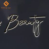 Enseigne personnalisée 3D avec logo 3d pour l'extérieur Boîte à lumière Lettres illuminées 3d Enseigne publicitaire