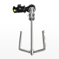 Mélangeur émulsifiant série Eumix pour produits chimiques, aliments et plastiques, capacité 300L, puissance 7,5kW, 220V