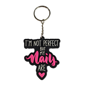 Porte-clés personnalisé en PVC souple avec logo 2D, porte-clés en caoutchouc personnalisé avec logo, porte-clés en PVC avec lettres personnalisées - Product Image 4