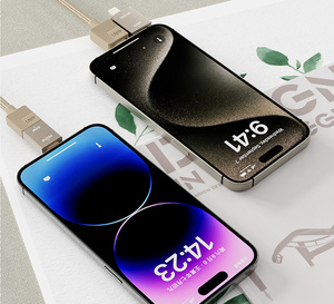 <span class=keywords><strong>สาย</strong></span>ชาร์จแม่เหล็กแบบดูดอัตโนมัติ 4-in-1 ชาร์จเร็วสุด สำหรับ iOS และ Android - Product Image 6