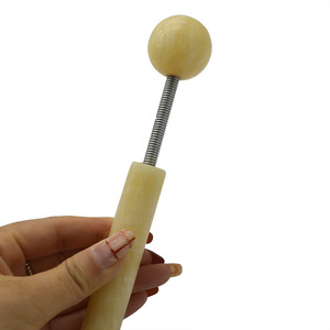 Mới Tự Nhiên Màu Vàng Ngọc Bích Tin Nhắn Búa Cho Cơ Thể Giảm Béo Thư Giãn Bóng Công Cụ Và Sức Khỏe Phòng Chống Bệnh - Product Image 2