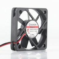 Sunon 5V 24V 48V DC 12V 0.45W AC EC 5010 50X50X10MM 5CM Bantalan Suspensi Magnetik Tenang 2-kawat MF50101V3-1000C-A99 Kipas Pendingin