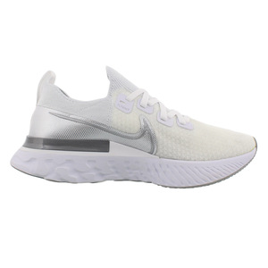 Zapatillas Nike React Infinity Run FK para Mujer, de Alta Calidad, Color Blanco/Plateado Metálico, para Tenis de Verano |   100% Auténtico - Product Image 3