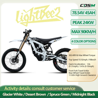 Moto tout-terrain Surron Light Bee 2, 32 CV, assistance en montée, protection latérale renforcée, robuste, pour le désert