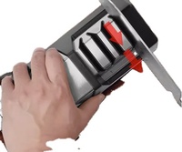 Edgblack OEM Pengasah Pisau Elektrik 2 Tahap Berlian 360 600 Grit Sistem Pengasah Dapur Tahan Lama Ramah Lingkungan Profesional