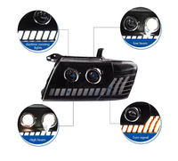 Feux avant LED 12V 35W pour Mitsubishi Pajero V73 V77 V75, feux de jour, clignotants