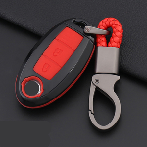 ABS de fibra de carbono coche caso clave llavero para Nissan Qashqai J10 J11 X-Trail t31 t32 patadas Tiida Pathfinder murano nota Juke - Product Image 4