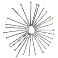 Pasador expulsor recto SKD61 para moldes, pasador expulsor de alta temperatura, pasador expulsor de empuje, pasador expulsor Ntriding