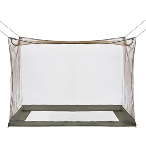 Outdoor Camping Folding Thin Mesh Netting Anti-insect Hanging Rectangular Shape Mosquito Net