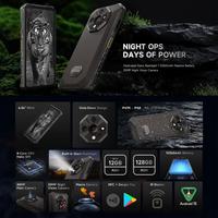Le plus récent téléphone robuste mondial Ulefone Armor X16 Night Vision 6 Go + 128 Go, 10360mAh 6.56 pouces Android 15 4G téléphone portable
