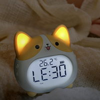 Réveil Corgi avec minuteur de compte à rebours et 6 sonneries pour la concentration et la routine quotidienne