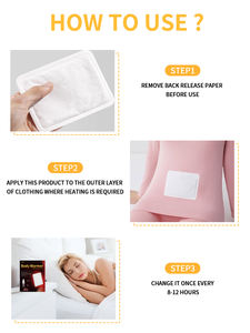 KOYO pereda nyeri, tambalan uterin hangat cepat hangat-naik satu kali untuk wanita - Product Image 4