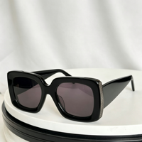 Lunettes de soleil unisexes vintage rétro de haute qualité, légères, de forme carrée, avec verres dégradés, monture intégrale, protection UV, en acétate, pour l'extérieur