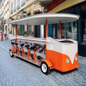 Autobús Eléctrico de 13 Pasajeros Pedal Party, Limo Turístico, Vehículo Ecológico para Recorridos - Product Image 2