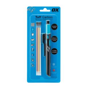 OX Tools Pro Tuff Carbon <b>Pencil</b> Value <b>Pack</b> Includes <b>Pencil</b> & 3 Leads - Product Image 1