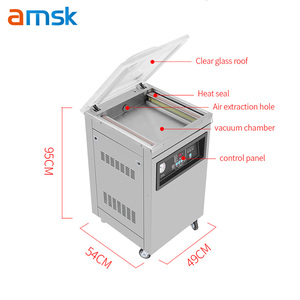 Scelleuse sous vide industrielle à chambre unique DZ-400 pour vêtements, aliments, steaks, produits chimiques, version informatique de type bureau - Product Image 6