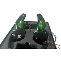 Baitong Sports - Palanca de Cambios Magnética LED para Dodge Challenger Charger, Extensión de Palanca de Cambios para Volante, Aleación de Aluminio, Interior de Automóvil