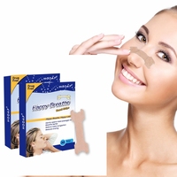 Produits pour la résolution des problèmes de respiration, bandes nasales non tissées Breath Easy, patch nasal anti-ronflement, aide au sommeil pour une meilleure respiration, 50 pièces/paquet