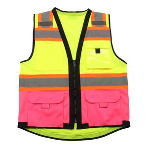 سترة عاكسة للسلامة من wejجافز فئة 2 مرحبا فيس سترة سلامة عاكسة مع جيوب - Product Image 6