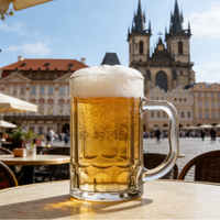 Verres à bière en verre de qualité supérieure, prix avantageux, fabrication directe d'usine, OEM ODM, gobelets à bière 400 ml, verre à bière avec poignée